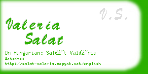 valeria salat business card